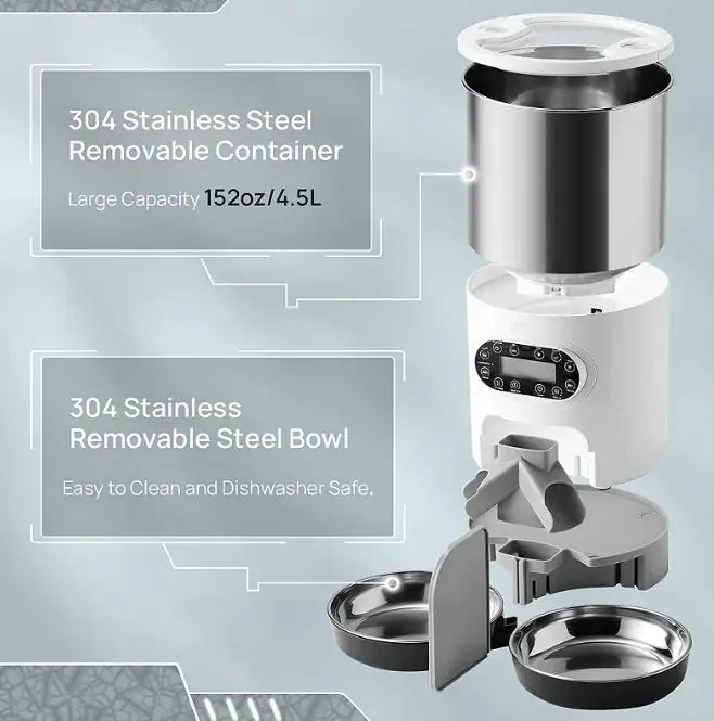 Double Meal Dispenser for Pets by Endo33 Markets