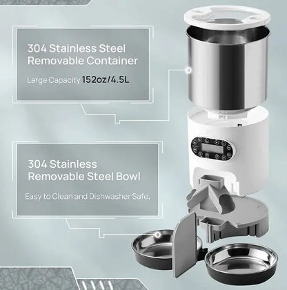 Double Meal Dispenser for Pets by Endo33 Markets