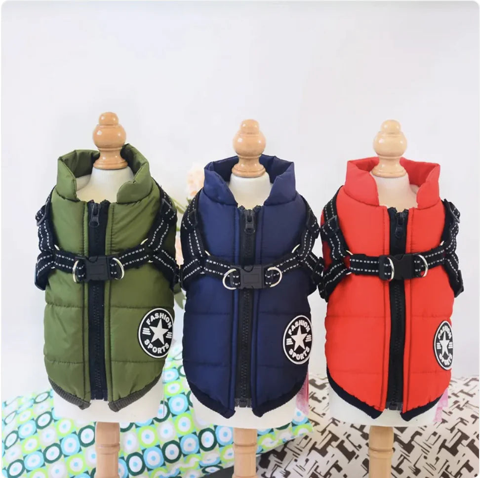 Padded Ski Vest For Pets by Endo33 Markets