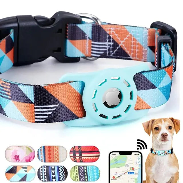 Digital Printing Collar for Apple Airtag - Pets Accessories by Endo33 Markets