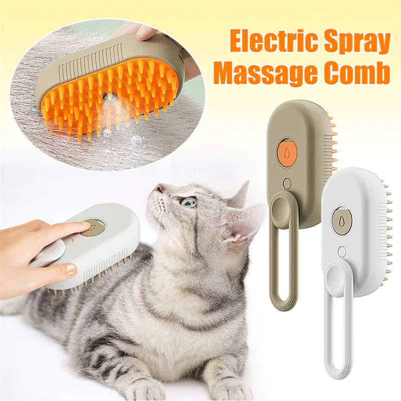 Steam Cleaning/Massaging Brush for Pets by Endo33 Markets