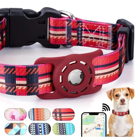 Digital Printing Collar for Apple Airtag - Pets Accessories by Endo33 Markets