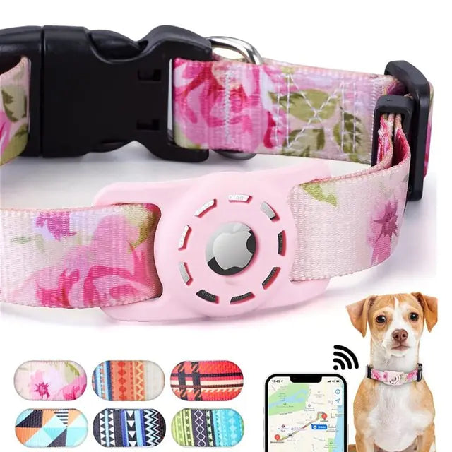 Digital Printing Collar for Apple Airtag - Pets Accessories by Endo33 Markets