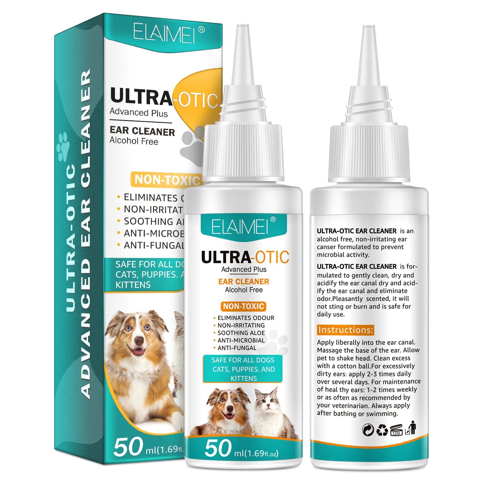 Pet Ear Cleaner 50ml by Endo33 Markets