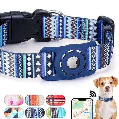 Digital Printing Collar for Apple Airtag - Pets Accessories by Endo33 Markets