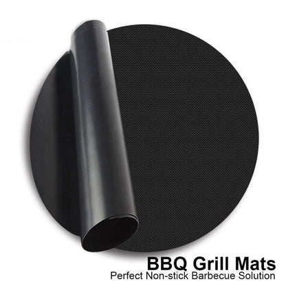 High-Temperature Non-Stick Round BBQ Mat 15.75” by Endo33 Markets