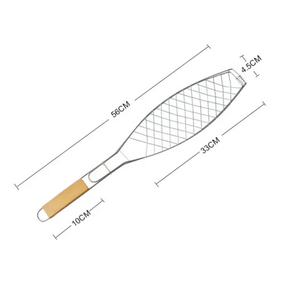 Outdoor Barbecue Fish Clip by Endo33 Markets