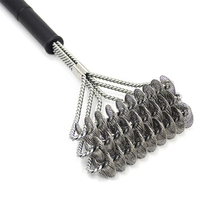 18-Inch Triple-Head BBQ Grill Cleaning Brush by Endo33 Markets