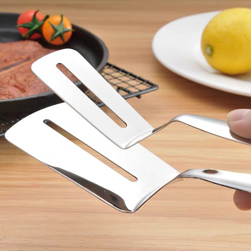 304 Stainless Steel BBQ Spatula and Food Clip by Endo33 Markets