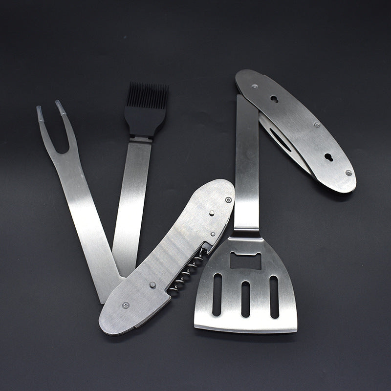 Multifunctional BBQ Tool Set with Stainless Steel Utensils by Endo33 Markets