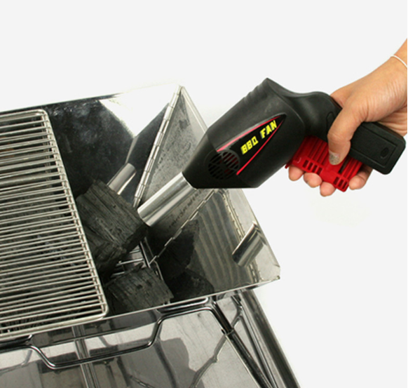 Portable Hand-Pump BBQ Blower for Outdoor Cooking by Endo33 Markets