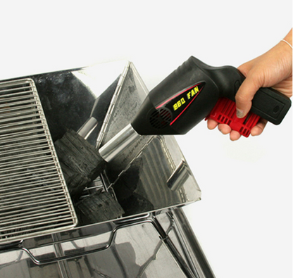 Portable Hand-Pump BBQ Blower for Outdoor Cooking by Endo33 Markets