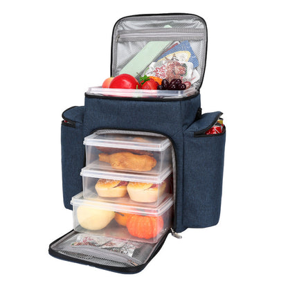 Large Capacity Insulated Picnic and Pizza Bag by Endo33 Markets