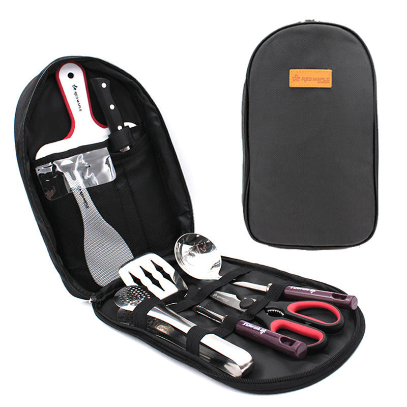 Outdoor Camping Cookware Set with BBQ Tools by Endo33 Markets