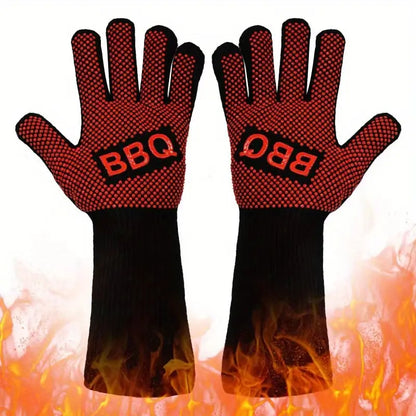 High-Temperature Heat Resistant BBQ Gloves (1 Pair) by Endo33 Markets