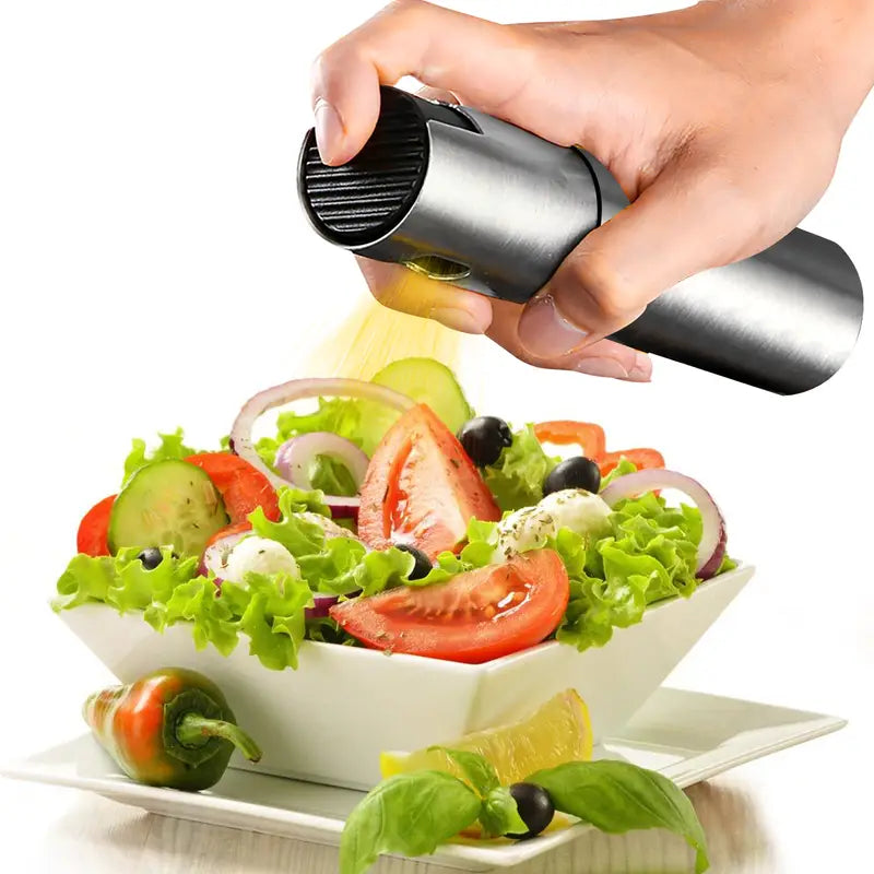 Stainless Steel BBQ Fuel Spray Bottle with Brush & Funnel by Endo33 Markets
