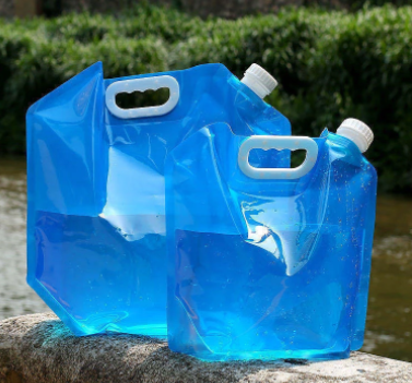Foldable Outdoor Water Bag for Camping and BBQ (5L/10L) by Endo33 Markets