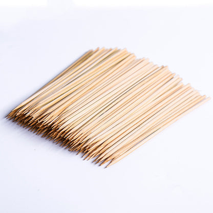 Disposable Bamboo Skewers for BBQ - 15cm Length by Endo33 Markets