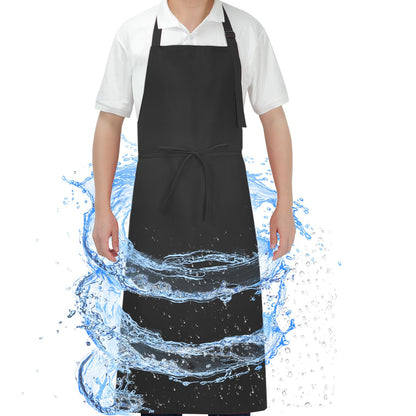 SHEOMERN Dual Waterproof Long Apron Anti-Tear Lightweight Cloth Apron for Dishwasher Dish Washing Dog Grooming Lab Cleaning Kitchen Chef Cooking BBQ Painting Butcher for Women & Men (Black) by Endo33 Markets