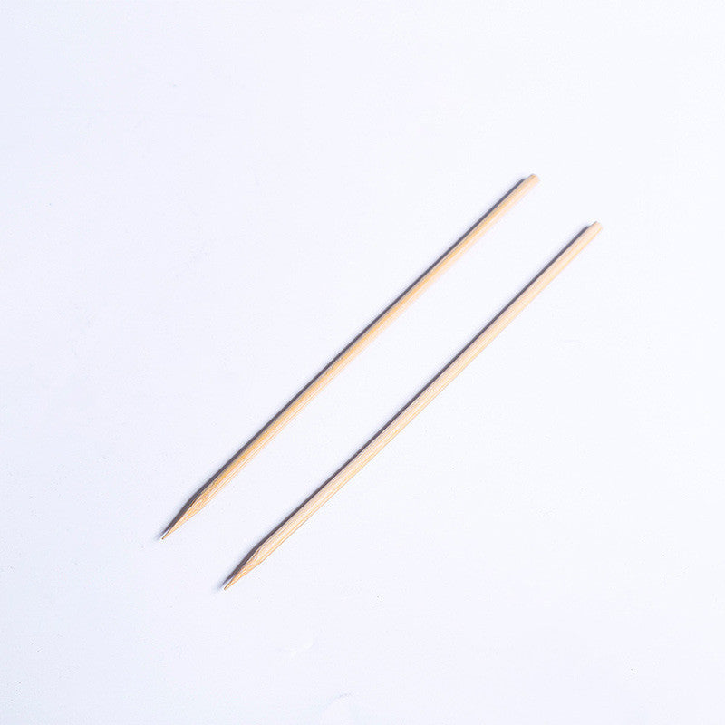 Disposable Bamboo Skewers for BBQ - 15cm Length by Endo33 Markets