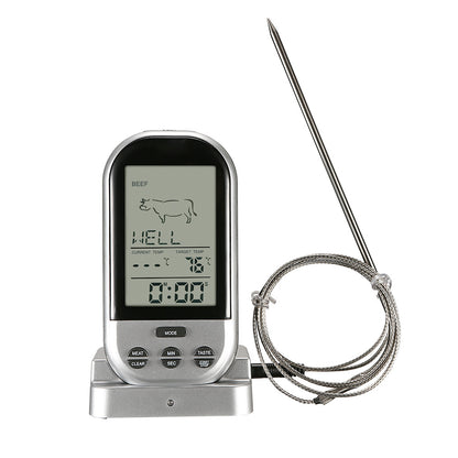 Wireless BBQ Meat Thermometer with Timer for Cooking by Endo33 Markets