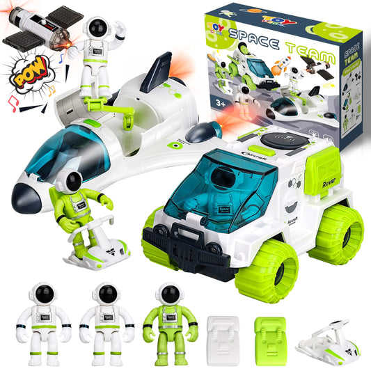 TOY Life Space Toys Rocket Toys for Kids Space Shuttle Toys with Astronaut Figure and Space Rover Space Toys for Boys 5-12 Kids Planet Toys Stem Toys for Boys & Girls Astronaut Toys Kid Spaceship Toy by Endo33 Markets