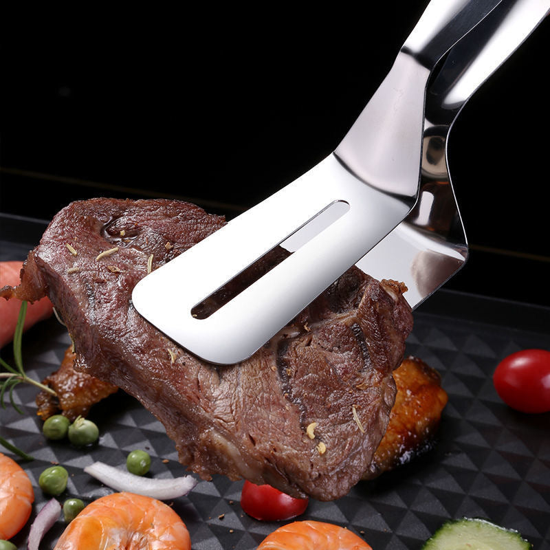 304 Stainless Steel BBQ Spatula and Food Clip by Endo33 Markets