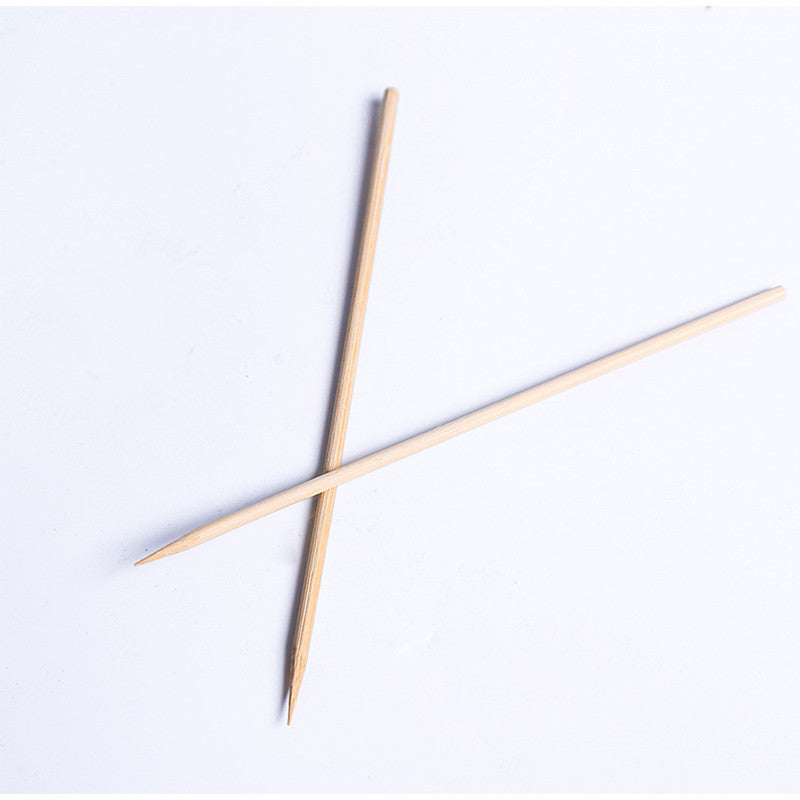 Disposable Bamboo Skewers for BBQ - 15cm Length by Endo33 Markets