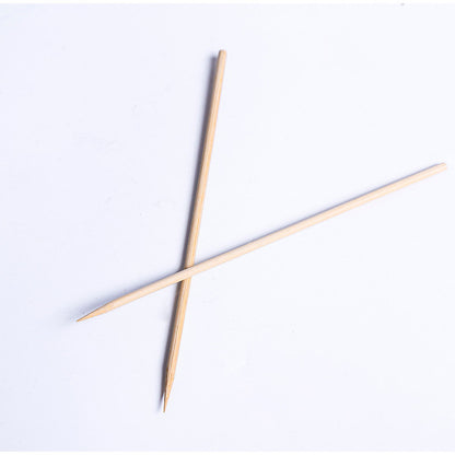 Disposable Bamboo Skewers for BBQ - 15cm Length by Endo33 Markets
