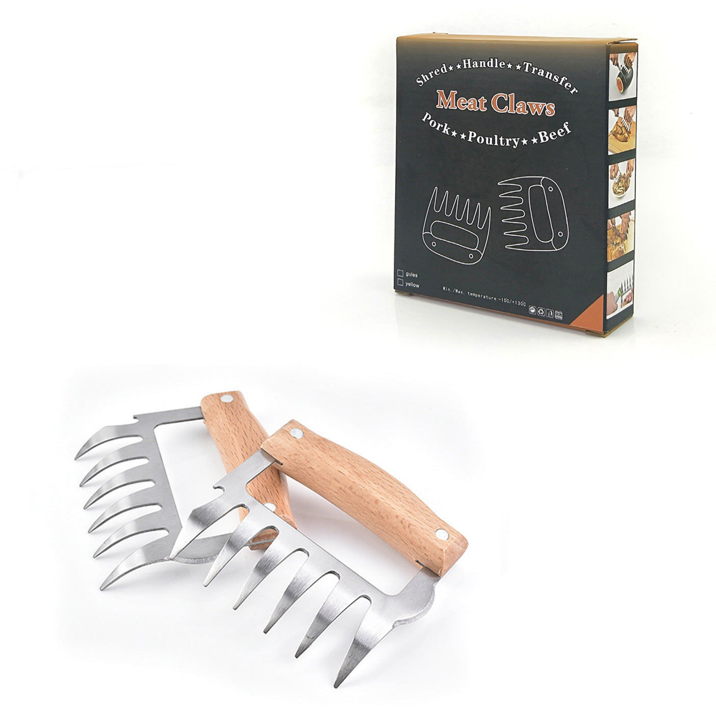 BBQ Meat Shredder Claws - Multi-Functional Tool by Endo33 Markets