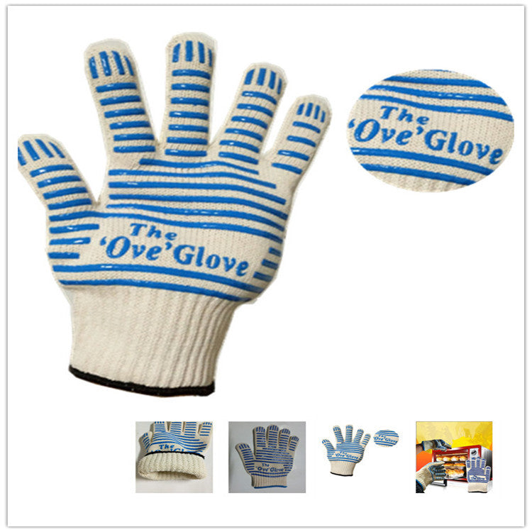 High-Temperature Silicone BBQ Heat Resistant Gloves by Endo33 Markets