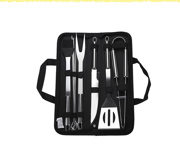 20-Piece Stainless Steel BBQ Tool Set for Grilling by Endo33 Markets