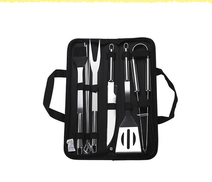 20-Piece Stainless Steel BBQ Tool Set for Grilling by Endo33 Markets