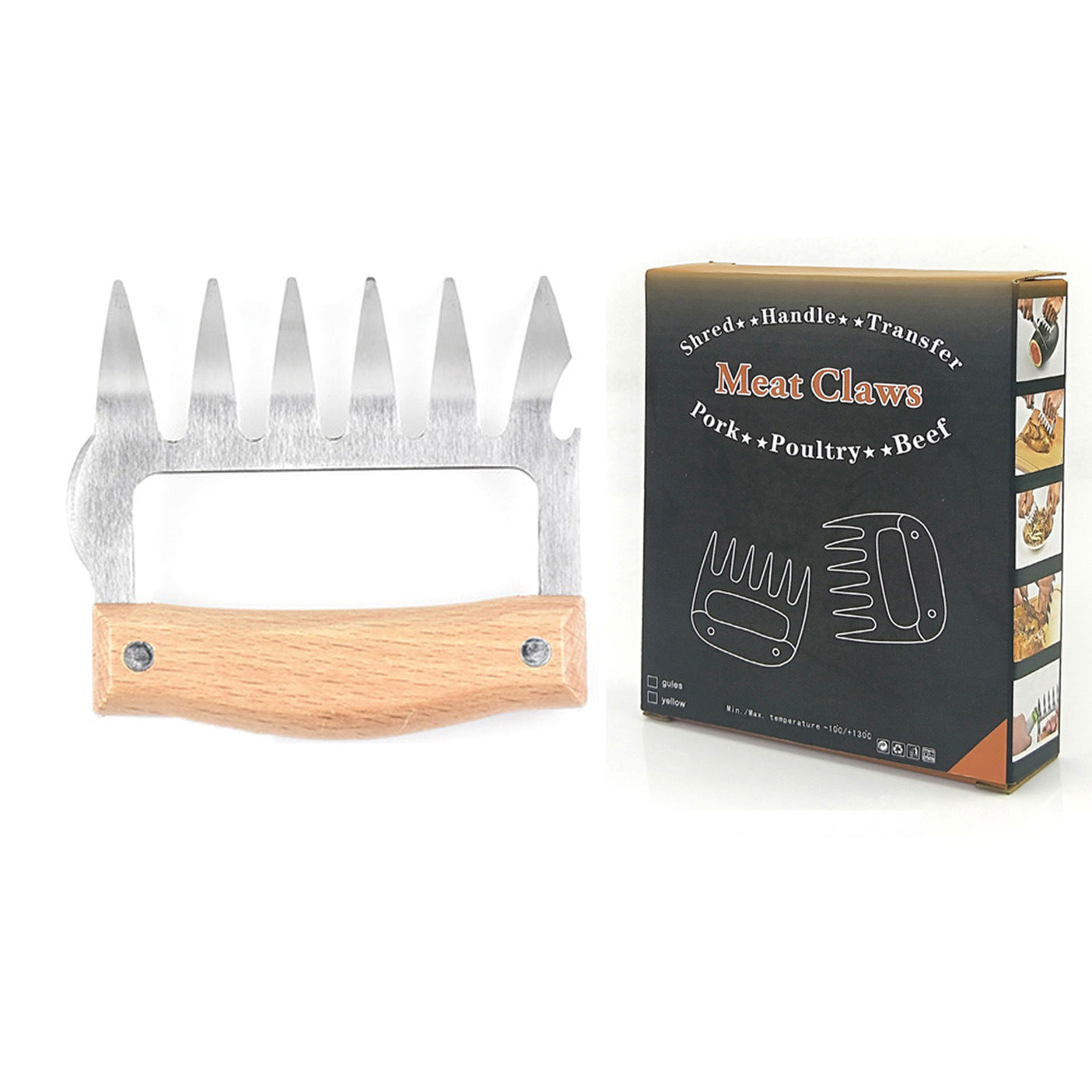 BBQ Meat Shredder Claws - Multi-Functional Tool by Endo33 Markets