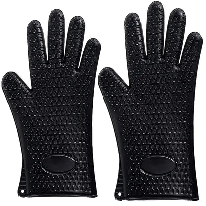 Heat-Resistant Non-Slip Silicone BBQ Kitchen Gloves by Endo33 Markets