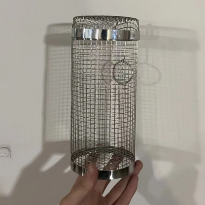 Rolling BBQ Grill Basket by Endo33 Markets