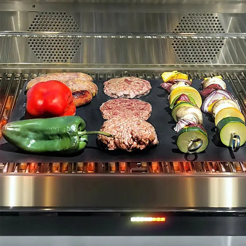 Non-Stick Grill Mat for BBQ and Outdoor Cooking by Endo33 Markets