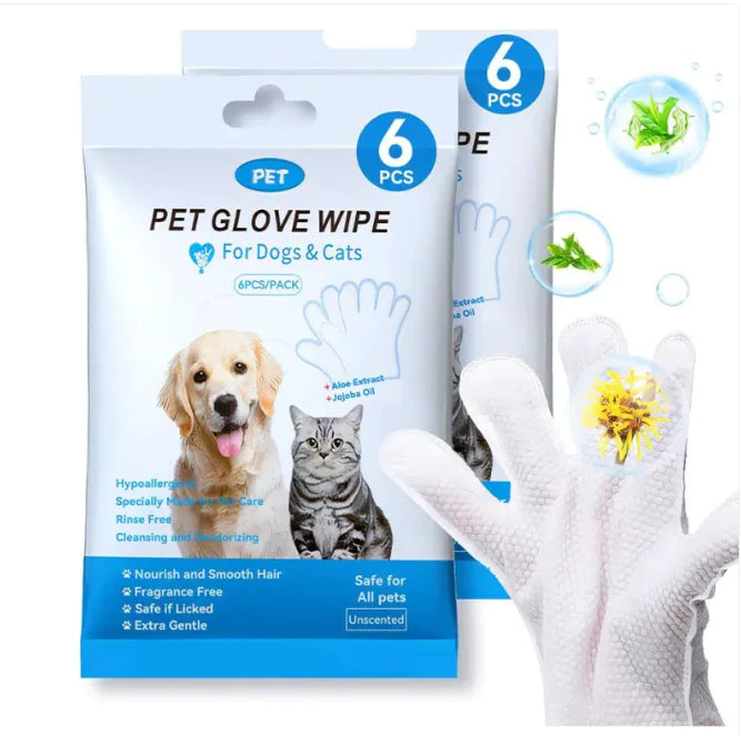 Pet Cleaning Gloves & Wipes by Endo33 Markets