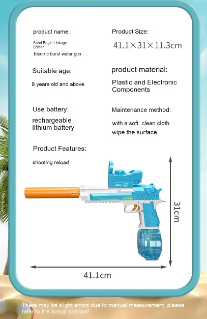 Electric Water Pistols for Outdoor Fun by Endo33 Markets
