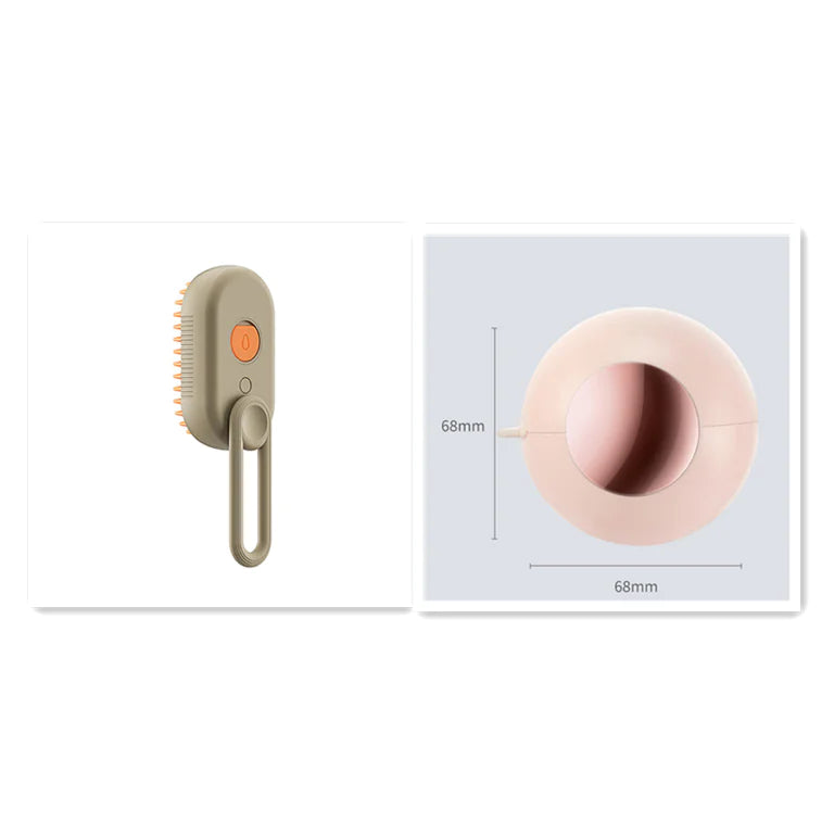 Steam Cleaning/Massaging Brush for Pets by Endo33 Markets
