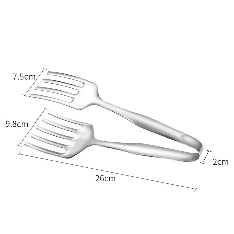 Stainless Steel BBQ Spatula and Food Clip Utensils by Endo33 Markets