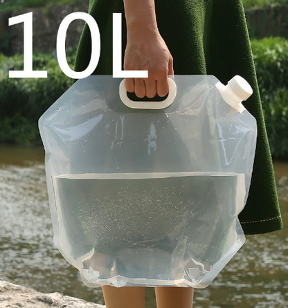 Foldable Outdoor Water Bag for Camping and BBQ (5L/10L) by Endo33 Markets