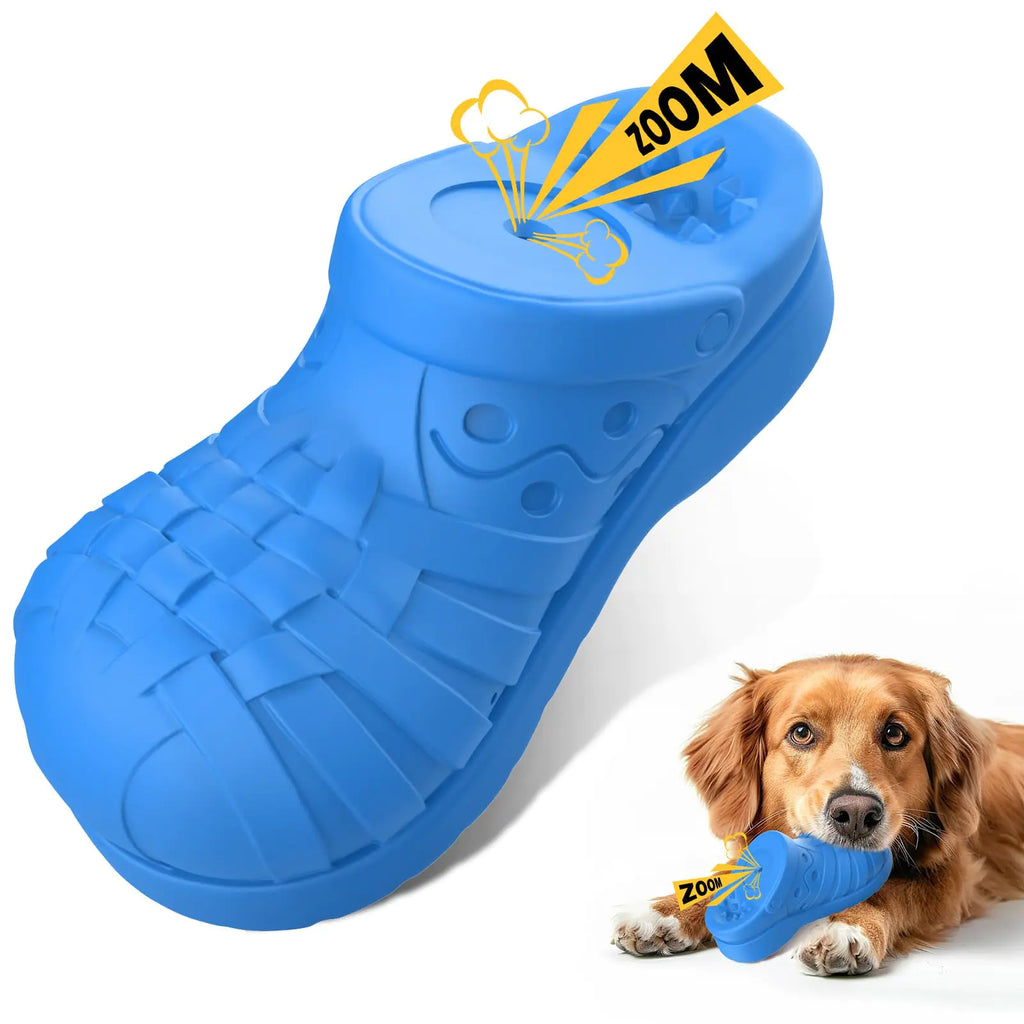 Dog Toys for Aggressive Chewers Indestructible Dog Toys for Large Dogs Dog Toys to Keep Them BusyTough Dog Toys Natural Rubber Interactive Dog Chew Toy with Bleef Flavor