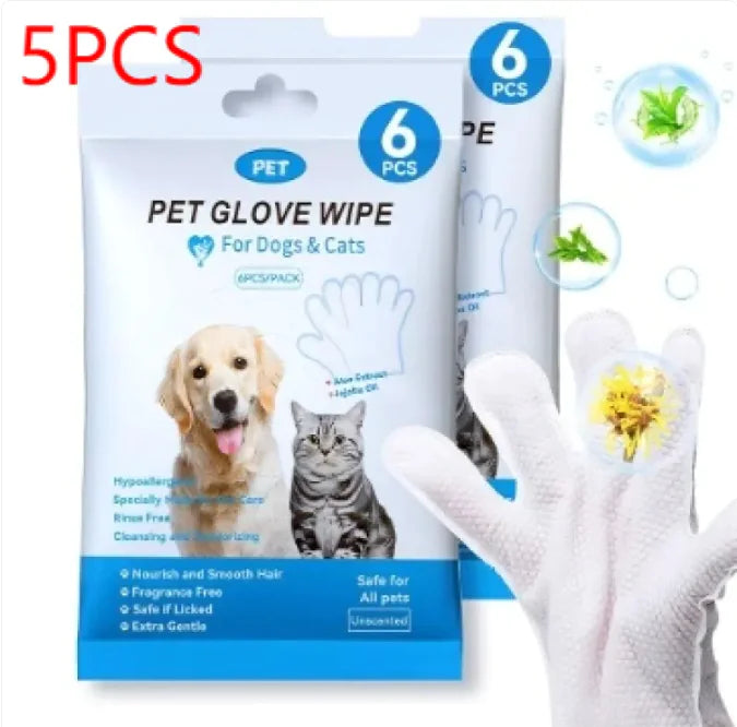 Pet Cleaning Gloves & Wipes by Endo33 Markets