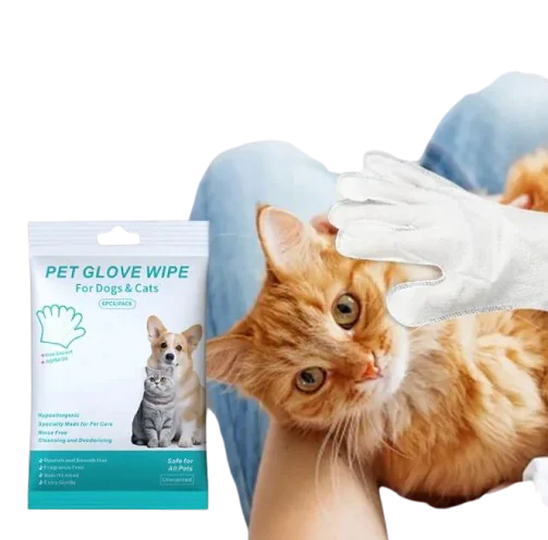 Pet Cleaning Gloves & Wipes by Endo33 Markets