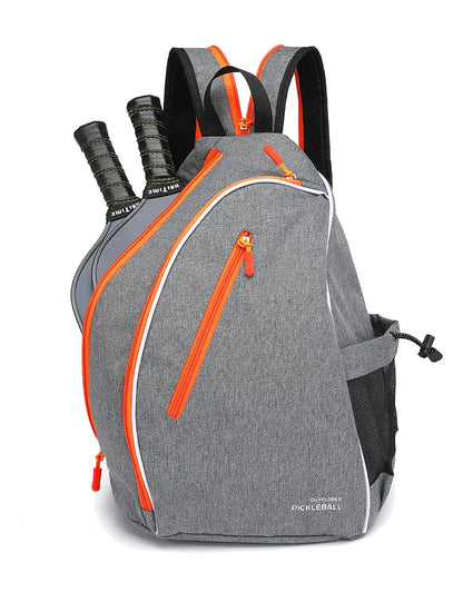 OUTPLORER Pickleball Bag for Men Women Pickleball Backpack Reversible Crossbody Sling Bag Sports Pickleball Sling Bag Adjustable Pickleball Backpack (Gray B) by Endo33 Markets