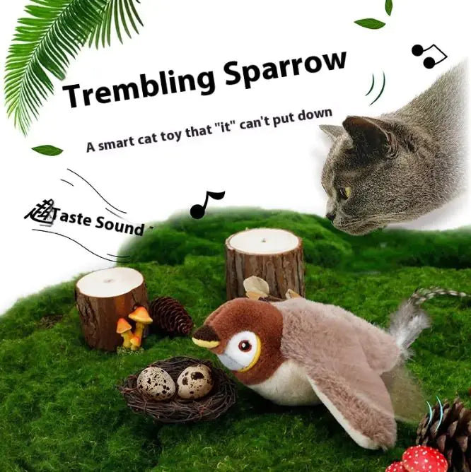 Flapping Bird Cat Toy by Endo33 Markets