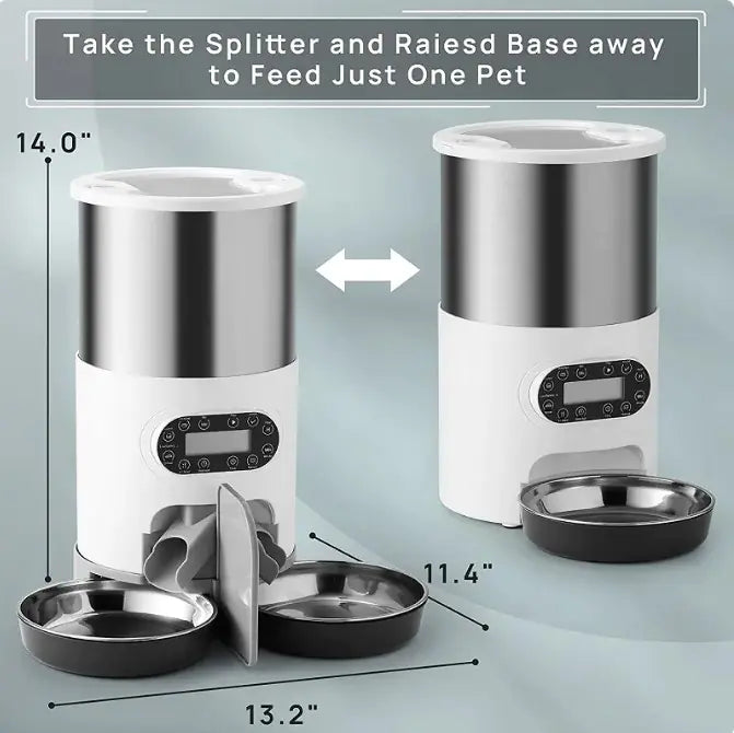 Double Meal Dispenser for Pets by Endo33 Markets