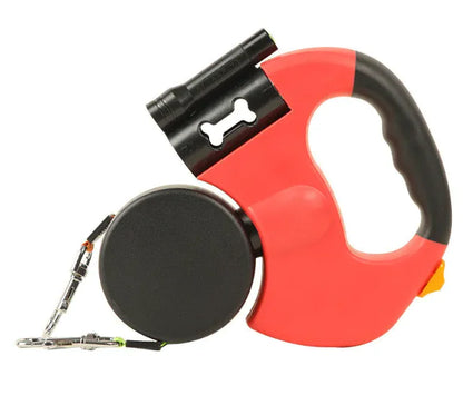 Auto Double Dog Leash by Endo33 Markets