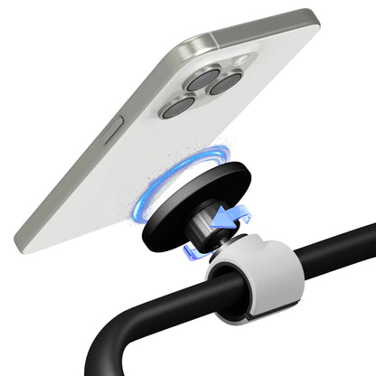 Seltureone Magnetic Phone Holder for Stroller，Magnetic Cell Phone Holder for Walking Strollers Compatible with MagSafe - Black by Endo33 Markets